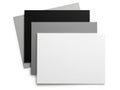 Stack of paper sheets isolated on white background Royalty Free Stock Photo