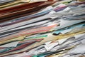 Stack of papers Royalty Free Stock Photo