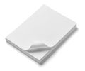 Stack of papers with curl documents office business Royalty Free Stock Photo