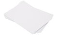 Stack of papers on white background Royalty Free Stock Photo