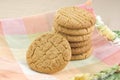 Stack of Peanut Butter Cookies Royalty Free Stock Photo