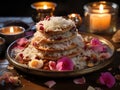 Stack of Phirni Delight Royalty Free Stock Photo