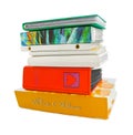 Stack of photo albums Royalty Free Stock Photo