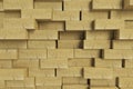 Stack of planks Royalty Free Stock Photo