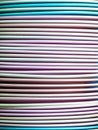 Stack of plastic plates Royalty Free Stock Photo