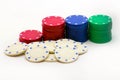 Stack of poker chips