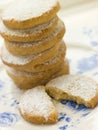 Stack of Polvorones Biscuits Royalty Free Stock Photo