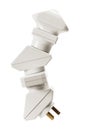 Stack of Power Adaptors Royalty Free Stock Photo