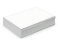 A stack of pristine, blank white paper sheets Royalty Free Stock Photo