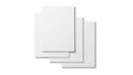 Stack of pristine white paper sheets on a clean surface Royalty Free Stock Photo