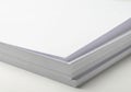 Stack of pristine white paper sheets Royalty Free Stock Photo