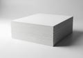 Stack of pristine white paper sheets Royalty Free Stock Photo
