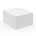 Stack of pristine white paper sheets Royalty Free Stock Photo