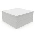 Stack of pristine white paper sheets Royalty Free Stock Photo