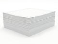 Stack of pristine white paper sheets Royalty Free Stock Photo