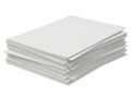 A stack of pristine white paper sheets neatly arranged on a flat surface Royalty Free Stock Photo
