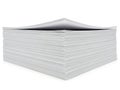 Stack of pristine white paper sheets Royalty Free Stock Photo