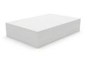 A stack of pristine white paper sheets Royalty Free Stock Photo