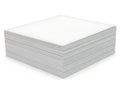 Stack of pristine white paper sheets Royalty Free Stock Photo