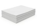 Stack of pristine white paper sheets Royalty Free Stock Photo
