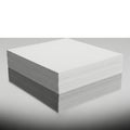 Stack of pristine white paper sheets Royalty Free Stock Photo