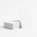 Stack of pristine white paper sheets Royalty Free Stock Photo