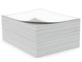 Stack of pristine white paper sheets Royalty Free Stock Photo