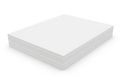 Stack of pristine white paper sheets Royalty Free Stock Photo