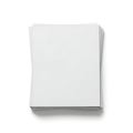 Stack of pristine white paper sheets on a plain background Royalty Free Stock Photo