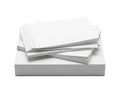Stack of pristine white paper sheets ready for use Royalty Free Stock Photo