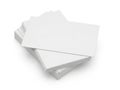 Stack of pristine white paper sheets ready for use Royalty Free Stock Photo