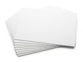 Stack of pristine white paper sheets ready for use Royalty Free Stock Photo