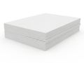A stack of pristine white printer paper neatly arranged on a surface Royalty Free Stock Photo