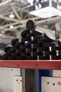 Stack of Pucks Royalty Free Stock Photo