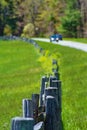 Stack Rail Fence in the Blue Ridge Mountains