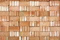 Stack of Red Brick Royalty Free Stock Photo