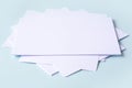Stack of report paper documents. Concept of business, finance and data research Royalty Free Stock Photo