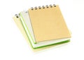 Stack of ring binder book or notebook e Royalty Free Stock Photo