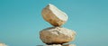 A stack of rocks on top of each other Royalty Free Stock Photo