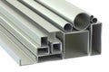 Stack of Rolled Metal Products Royalty Free Stock Photo