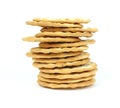 Stack Round Thin Crackers