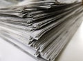 Stack of sheets of paper Royalty Free Stock Photo