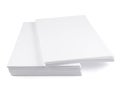 Stack of a4 size white paper sheet Royalty Free Stock Photo