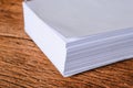 Stack of a4 size white paper sheet Royalty Free Stock Photo