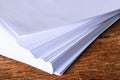 Stack of a4 size white paper sheet Royalty Free Stock Photo