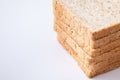 Stack of slice whole wheat bread Royalty Free Stock Photo