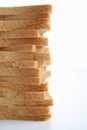 Stack of sliced bread Royalty Free Stock Photo