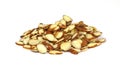 Stack Sliced Raw Almonds Royalty Free Stock Photo