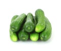 Stack Small Seedless Cucumbers