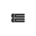 Stack soft blanket icon. Simple illustration of stack soft blanket vector icon web design